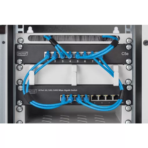 Digitus DN-80114 hálózati kapcsoló Beállítást nem igénylő (unmanaged) Gigabit Ethernet (10/100/1000) Szürke