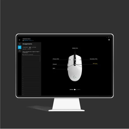 Logitech G 910-005797 egér Játék USB A típus 8000 DPI