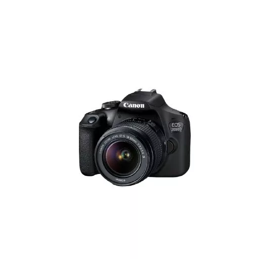 Canon EOS 2000D BK 18-55 IS II EU26 SLR fényképezőgép készlet 24,1 MP CMOS 6000 x 4000 pixelek Fekete