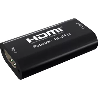   Techly IDATA HDMI2-RIP4KT audió/videó jeltovábbító AV jelismétlő Fekete