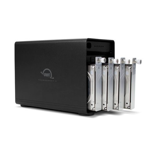 OWC ThunderBay 4 RAID lemeztömb 0 TB Tower Fekete