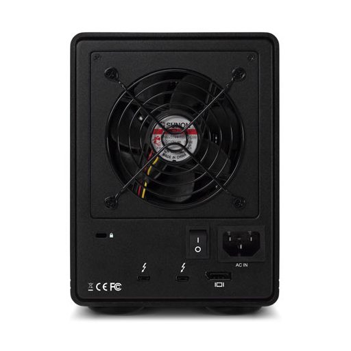 OWC ThunderBay 4 RAID lemeztömb 0 TB Tower Fekete