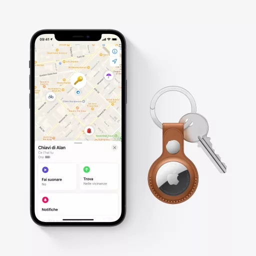 Apple AirTag Tétel Kereső Ezüst, Fehér