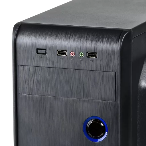Akyga AK939BL Midi Tower Fekete
