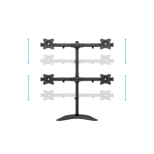 Multibrackets 3347 asztali TV konzol 68,6 cm (27") Fekete