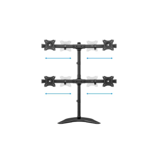 Multibrackets 3347 asztali TV konzol 68,6 cm (27") Fekete