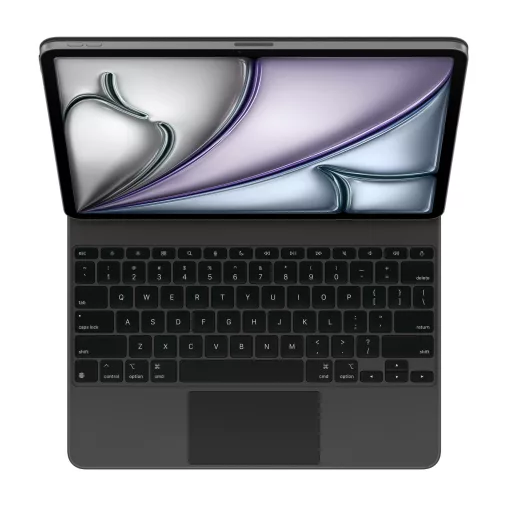 Apple Magic Keyboard QWERTY Amerikai angol Fekete