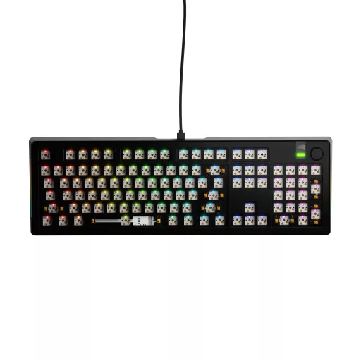 Glorious Gaming GMMK 3 PRO 100% Barebones billentyűzet Otthoni USB Nem Fekete