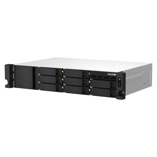 QNAP TS-864EU-8G tárolószerver NAS Rack (2U) Intel® Celeron® 8 GB DDR4 0 TB QNAP Turbo System Fekete