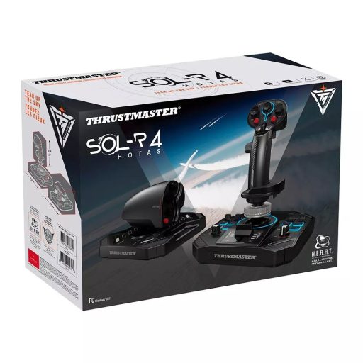 Thrustmaster Sol-R 4 HOTAS Fekete USB Joystick + motorvezérlő kar Analóg/digitális PC