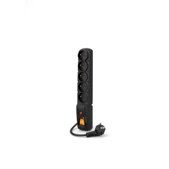 ACAR F5 Fekete 5 AC kimenet(ek) 230 V 5 M