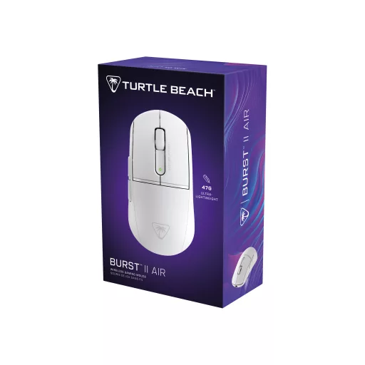 Turtle Beach Burst II Air egér Játék Jobbkezes RF vezeték nélküli + Bluetooth Optikai 26000 DPI