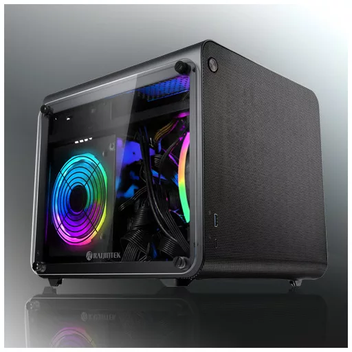 RAIJINTEK METIS EVO TGS Mini Tower Fekete