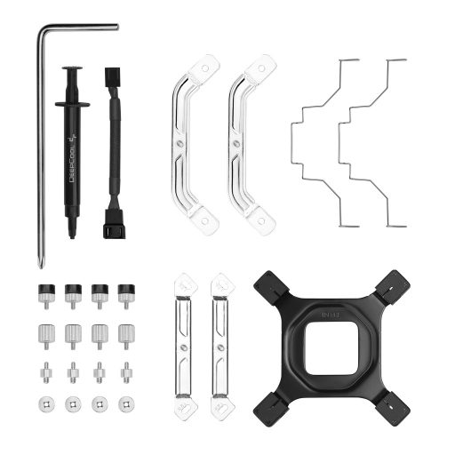 DeepCool AK500 Digital Pro WH Processzor Hűtő 12 cm Fehér