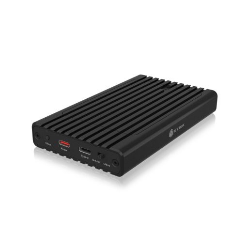 ICY BOX IB-2817MCL-C31 Külső SSD ház Fekete M.2 USB-áramellátású