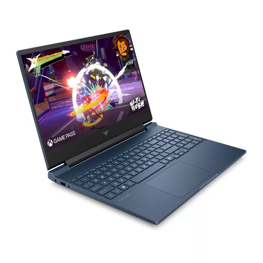 HP Victus Gaming 15-fa2006nh Intel® Core™ i5 i5-13420H Laptop 39,6 cm (15.6") Full HD 16 GB DDR4-SDRAM 512 GB SSD NVIDIA GeForce RTX 4050 Wi-Fi 6 (802.11ax) FreeDOS Kék