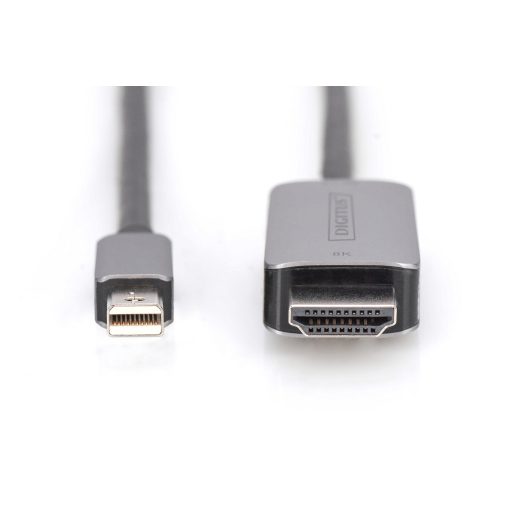 Digitus DB-340109-010-S video átalakító kábel 1 M Mini DisplayPort HDMI Fekete