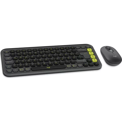 Logitech 920-013106 billentyűzet Egér mellékelve Univerzális Bluetooth QWERTZ Német Grafit