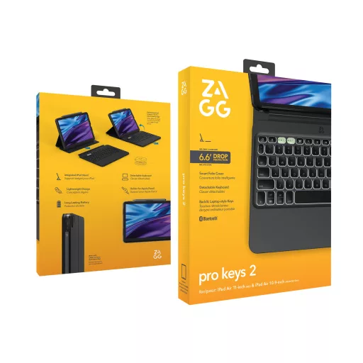 ZAGG Pro Keys 2 QWERTZ Német Bluetooth Fekete