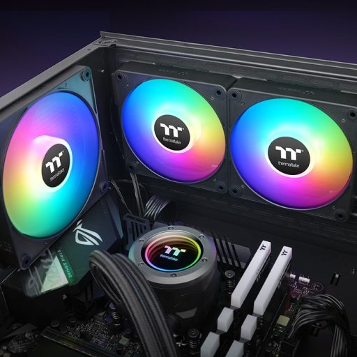 Thermaltake CT120 EX ARGB 12 cm Fekete, Fehér 3 db
