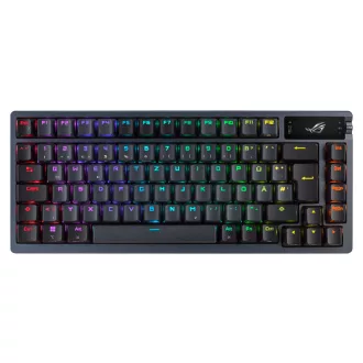   ASUS ROG Azoth billentyűzet Játék USB + RF Wireless + Bluetooth QWERTY Fekete