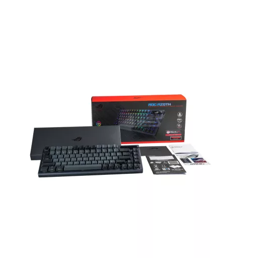 ASUS ROG Azoth billentyűzet Játék USB + RF Wireless + Bluetooth QWERTY Fekete