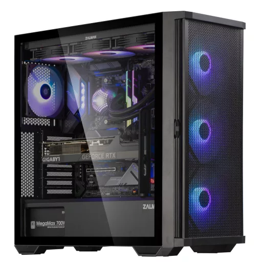 Zalman Z10 PLUS Midi Tower Fekete
