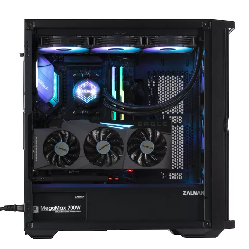 Zalman Z10 PLUS Midi Tower Fekete
