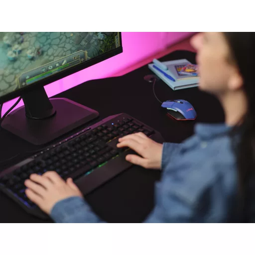 Trust GXT109B FELOX egér Játék Kétkezes USB A típus 6400 DPI