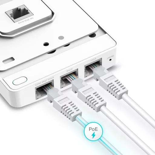 TP-Link Omada EAP615-WALL WLAN csatlakozási pont 1774 Mbit/s Fehér Ethernet-áramellátás (PoE) támogatása