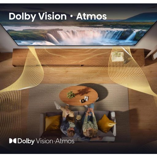 Hisense 50E77Q 127 cm (50") 4K Ultra HD Smart TV Wi-Fi Fekete