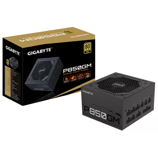 GIGABYTE P850GM 850 W 20+4 pin ATX ATX Fekete