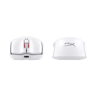   HyperX Pulsefire Haste 2 Mini Wireless White Gaming Mouse egér Játék Kétkezes RF Wireless + Bluetooth + USB Type-A Optikai 26000 DPI