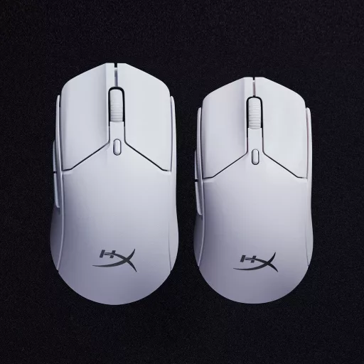 HyperX Pulsefire Haste 2 Mini Wireless White Gaming Mouse egér Játék Kétkezes RF Wireless + Bluetooth + USB Type-A Optikai 26000 DPI