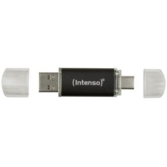   Intenso Twist Line USB flash meghajtó 32 GB USB Type-A / USB Type-C 3.2 Gen 1 (3.1 Gen 1) Antracit