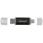 Intenso Twist Line USB flash meghajtó 32 GB USB Type-A / USB Type-C 3.2 Gen 1 (3.1 Gen 1) Antracit