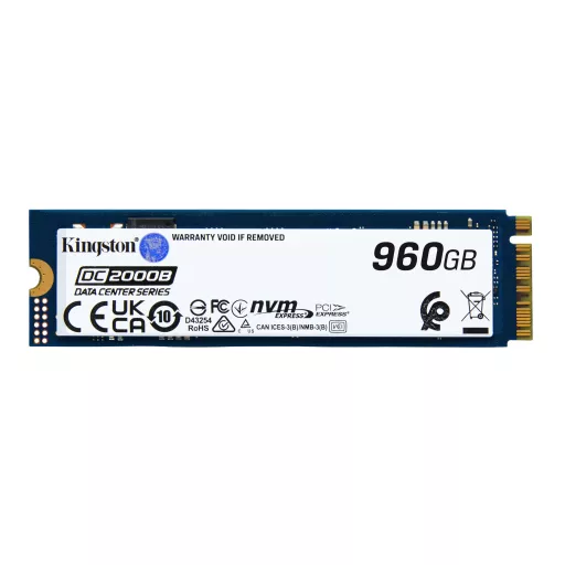 Kingston Technology DC2000B 960 GB M.2 PCI Express 4.0 NVMe 3D TLC
