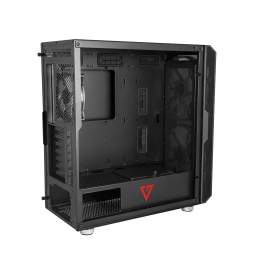 Modecom AMIRANI ARGB Midi Tower Fekete