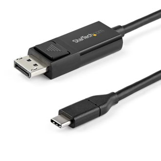   StarTech.com CDP2DP2MBD video átalakító kábel 2 M USB C-típus DisplayPort Fekete