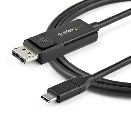 StarTech.com CDP2DP2MBD video átalakító kábel 2 M USB C-típus DisplayPort Fekete