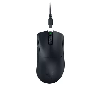   Razer DeathAdder V3 Pro egér Játék Jobbkezes RF Wireless + USB Type-C Optikai 30000 DPI