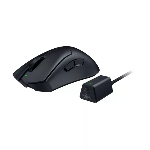 Razer DeathAdder V3 Pro egér Játék Jobbkezes RF Wireless + USB Type-C Optikai 30000 DPI