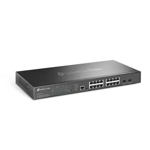 TP-Link Omada SG3218XP-M2 hálózati kapcsoló Vezérelt L2+ 2.5G Ethernet (100/1000/2500) Ethernet-áramellátás (PoE) támogatása 1U Fekete