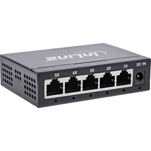 InLine 32305O hálózati kapcsoló Gigabit Ethernet (10/100/1000) Fekete