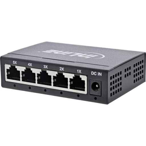 InLine 32305O hálózati kapcsoló Gigabit Ethernet (10/100/1000) Fekete
