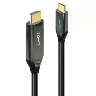  Lindy 43369 video átalakító kábel 3 M USB C-típus HDMI A-típus (Standard) Fekete