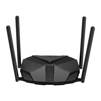   Mercusys AX3000 vezetéknélküli router Gigabit Ethernet Kétsávos (2,4 GHz / 5 GHz) Fekete