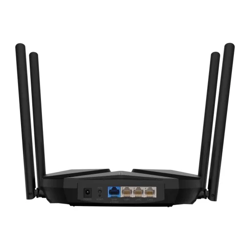 Mercusys AX3000 vezetéknélküli router Gigabit Ethernet Kétsávos (2,4 GHz / 5 GHz) Fekete