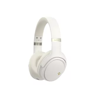   Havit H630BT PRO (Butter-yellow) Fejhallgató Vezetékes és vezeték nélküli Fejpánt Hívás/zene Bluetooth