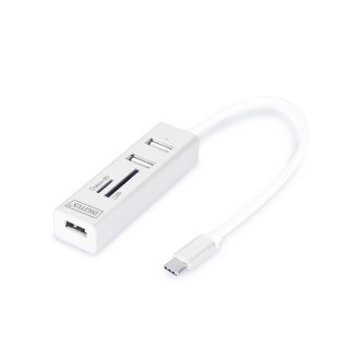 Digitus DA-70243 kártyaolvasó USB 2.0 Fehér